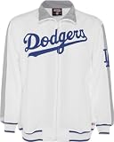 Los Angeles Dodgers Track Jacket: Stitches White Track Jacket
