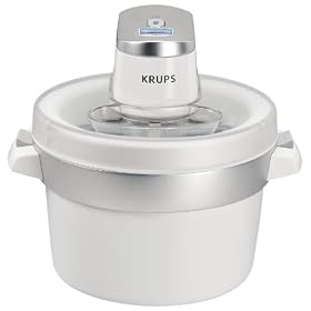 Krups - YY8501FD - Sorbeti�re - M�tal - Blanc