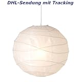 IKEA Hängeleuchte "REGOLIT" Japankugel 45cm Durchmesser Papierlampe