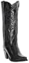 Women's Dan Post 13" Leather Fashion Boots BLACK 11 M