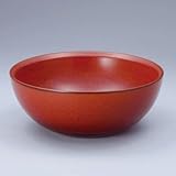 洗面ボール 陶器 鉄赤 置き型直径270ミリ