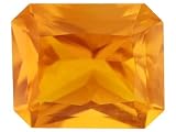 APX 4.75CT 12X10MM EMERALD CUT MANDARIN GARNET SIMULANT