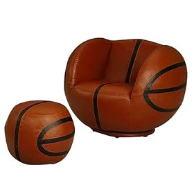 Basketball Chair and Ottoman