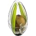 Vacuvin Kiwi Guard with Cutlery Plastic Green Clear 12.5 cm x7.5 cm x 6.5 cm