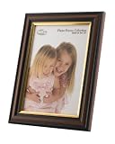 Inov8 British Made Traditional Picture / Photo Frame 12 X 10 Size - 30.5cm x 25.4cm x 1.3cm / Mahogany (Pack of 4)