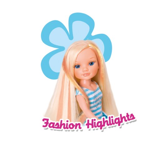 Imagen 3 de Famosa Nancy Maletín de peinados - Muñeca articulable con pelo largo y maletín con set de peinado (43 cm)