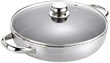 Ballarini 6D228D.28 Alta Cucina Servierpfanne 28 cm mit Glasdeckel