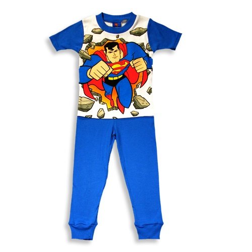 Buy Superman – Boys Pajamas, Royal Blue, White