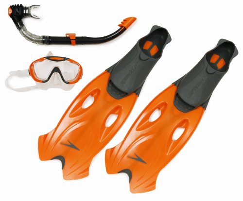 Speedo Glide Mask Snorkel And Fin Set - 45/46
