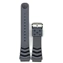 Genuine Original Seiko Diver Watchband 20 mm Black&nbsp;Includes 20mm&nbsp;Genuine Seiko Spring Bars