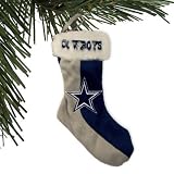 DALLAS COWBOYS OFFICIAL LOGO MINI CHRISTMAS STOCKING ORNAMENT