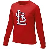 Nike - Nike St Louis Cardinals Ladies Red Large Logo Long Sleeve T-shirt