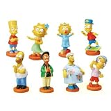 The Simpsons Mini Body Bobble Figure - Vending Machine Toys :Complete Set of 8 FiguresIMAGE
