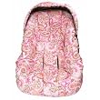 Pink Paisley Infant Car Seat Cover