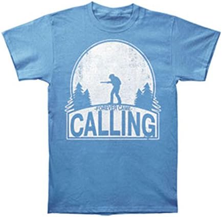 Forever Came Calling Men's Hunter T-shirt Small Blue