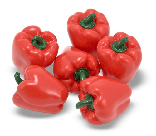 Red Pepper Bundle Play Food by Melissa and Doug (Set of 6)