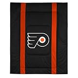 Philadelphia Flyers NHL "Sidelines Collection" Bed Comforter (Full)