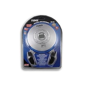 NAXA NX-395 Personal Portable Digital MP3 CD Player w Stereo Headphones Anti Shock Slim... by Naxa MP3 CD Player