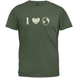 I Heart The Earth Distressed Organic T-Shirt