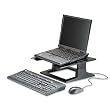 3M Notebook Riser w/Adjustable Height, 13w x 13d x 3 1/4 - 5 3/4h, Charcoal Gray