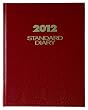 AT-A-GLANCE Standard Diary, Recycled Daily Diary, Red, 2012 (SD374-13)