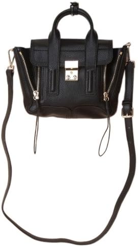 Bagqueen 100% Genuine Leather Smile Handbags Small Monster Handbags Mini Cross Body Handbags (Small, Black)