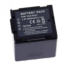 Floureon Replacement Camcorder Battery For Panasonic Cga-Du06 Cga-Du07 Cga-Du12 Cga-Du14 Cga-Du21