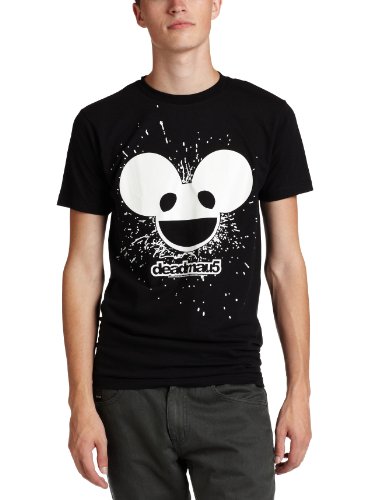 FEA Merchandising Men's Deadmau5 Burst Mau Logo Glow Lightweight Tee