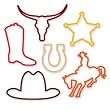 Silly Bandz Western Shapes 24 pcs.