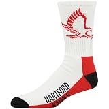 NCAA Hartford Hawks Youth Tri-Color Team Logo Crew Socks
