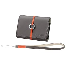 Soft Carrying Case (Genuine Leather) for  DSCT100/ DSCT20/ DSCW55/ DSCW35/ DSCW90/ DSCW80 GRAY