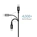 [4-Pack Bundle] Skiva USBLink Lightning to USB Short Length (6 inch / 15 cm) Sync and Charge Cables [Apple MFi Certified] for iPhone X 8 7 Plus 6s, iPad Pro Air mini, iPad 6 & iPod touch [Model:CB134]