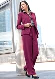 Jessica London Plus Size 3-Piece Suit Wardrober Berry Twist,14