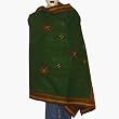 Evening Shawl Embroidered Wool Wrap 80 x 40 inches