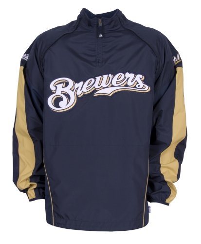 Childrens Toyshop  Sporting Goods : Milwaukee Brewers Cool Base Gamer Jacket