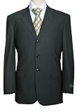 NEW ITALIAN Solid Blue Navy Men's Suit - Get A FREE Designer Silk Tie ~ 3 Button Limited Edition