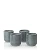 Teroforma Ekke Shotglasses, set of 4, Natural Soapstone