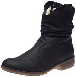 Rieker 70784, Damen Cowboy Stiefel, Schwarz (schwarz 00), EU 43