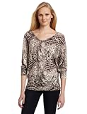 Calvin Klein Jeans Women's Snow Leopard Dolman Sweater