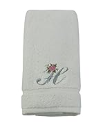 Bottega Tessile Toalla De Manos Monogram (Gris Claro H)