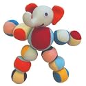 Kinderware Fleece Dot Doll Childrens Toy Animal Sewn By Hand by Fair Trade Artisans in Boliva