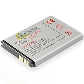 Batterie Li-Ion pour LG GD900 Crystal, BL40 New Chocolate (remplace LGIP-520N) + d'origine [cellePhone] ScreenCleaner