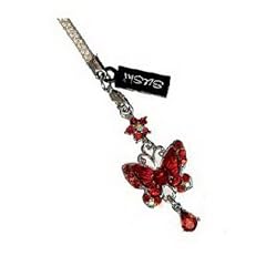 Sushi Handyanh�nger Rot Schmetterling Gro�e Star OFN02