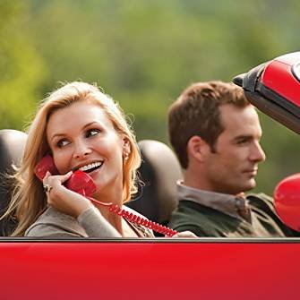Retro Handset for Mobile Phone - Red - Frontgate