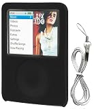 Black Color Apple iPod nano 3G (3rd Generation) 4GB/ 8GB Silicone Skin Case