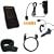 6 Piece Value Combo Accessory Bundle Kit: Black Silicone Skin Case Cover + Car Charger + Travel Charger + USB Data Sync Cable + Armband + Belt Clip for Sony Walkman E436/E436F E438/E438F Series MP3 Player