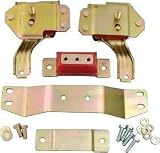 Energy Suspension 41130R Motor Mounts - Energy Suspension Motor and Transmission Mount Kits Motor Mounts - Transmission Mount - Steel - Polyurethane - Zinc Plated - Red - Ford - Mustang - 4.6L - Set