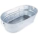 Galvanized Oval Wash Tub, 3.7 Gal