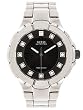 Guess #U10023G1 Men's WaterPro&reg; Diamond Accent Marker Bracelet Watch