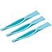 Plastic Scraper Label Scraper Label Peeler Can Opener, Eunion Plastic Multipurpose Stiff Scraper Scratch Free Cleaning Tool - 3 Pack, Blue